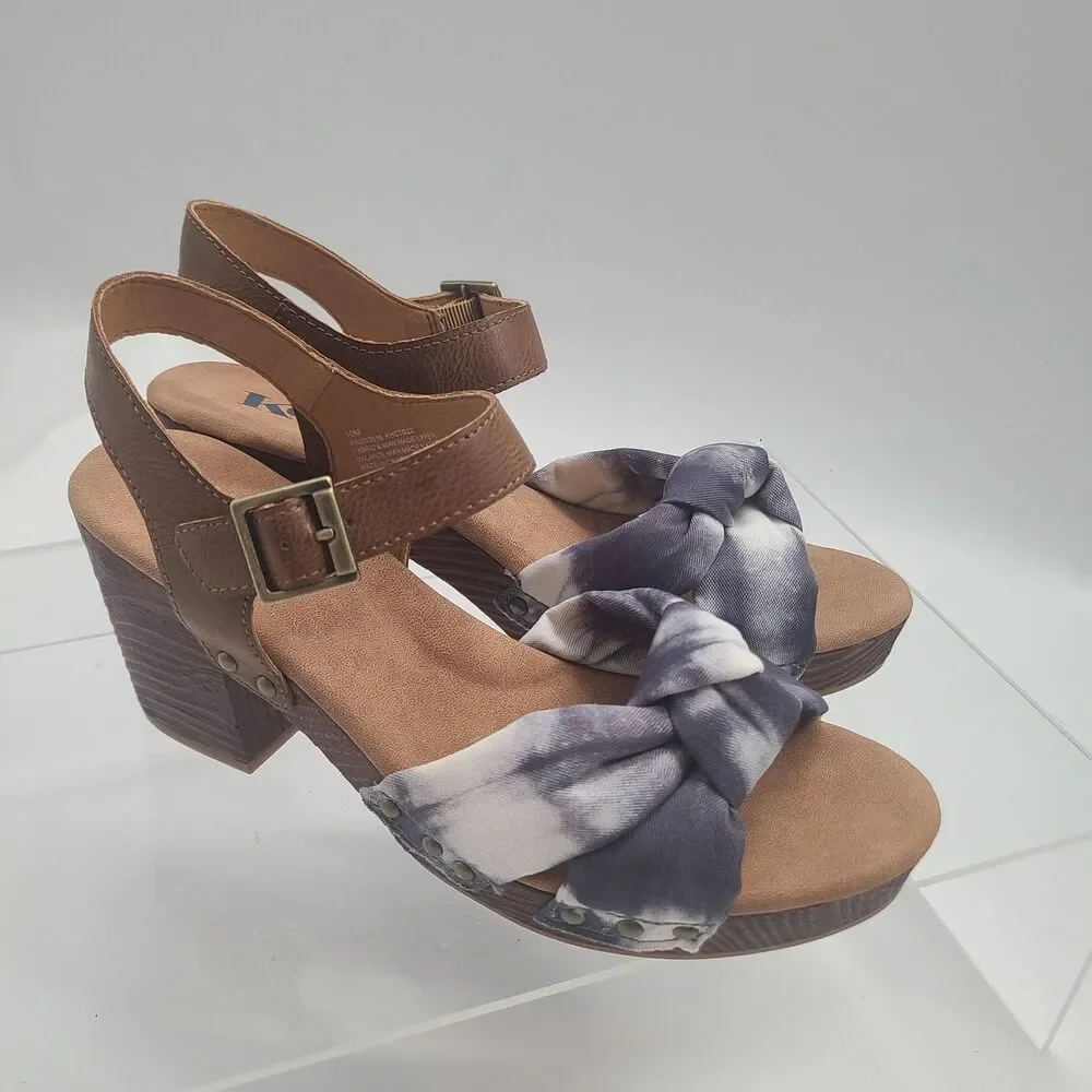 Korks Natalia Knot Tie dye Sandals US Size 10M
